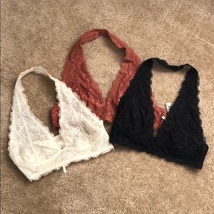 (3 for $15) Free People Bralettes, Size M